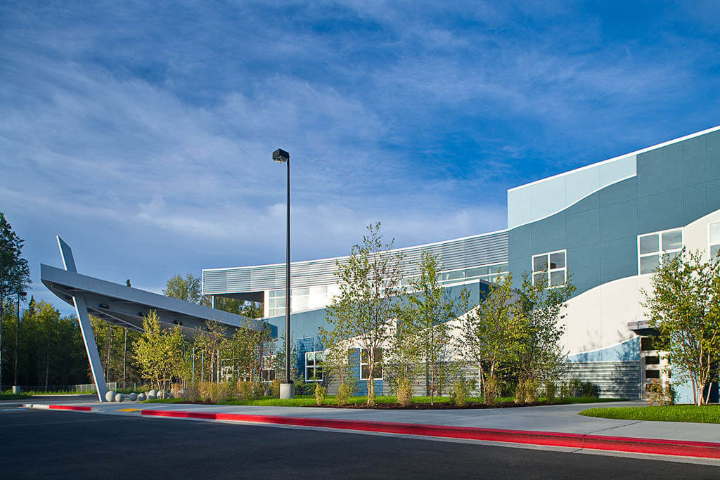 Exterior view of the Career Tech High School