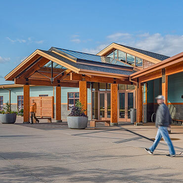 Exterior view of the Harrigan Centennial Hall