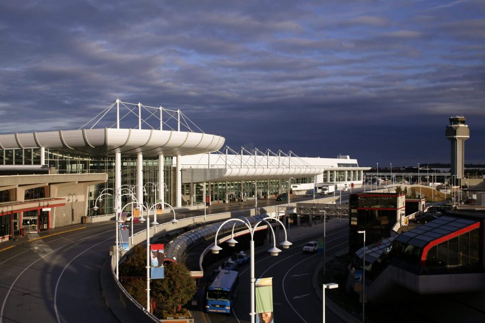 Exterior view of the C Terminal at Ted Stevens Anchorage International Airport