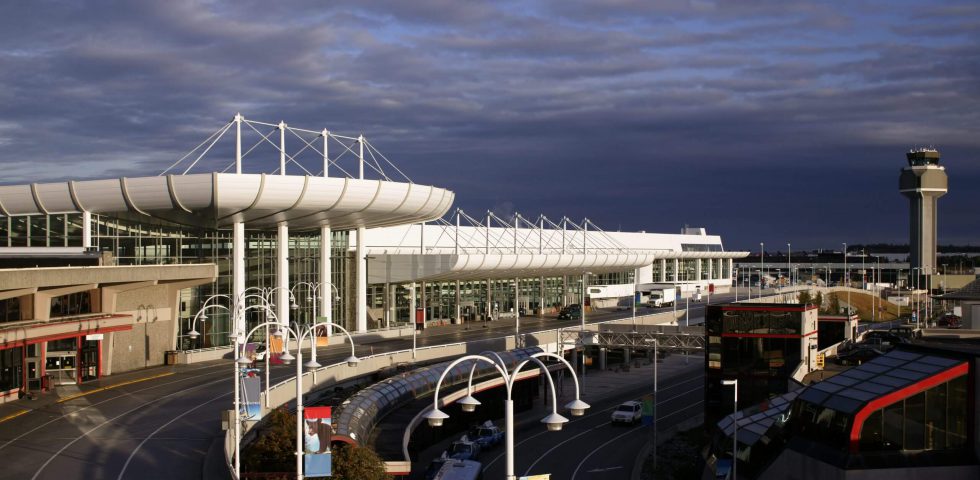 Exterior view of the C Terminal at Ted Stevens Anchorage International Airport
