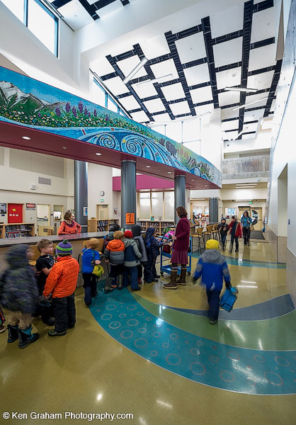 Girdwood K-8 School library