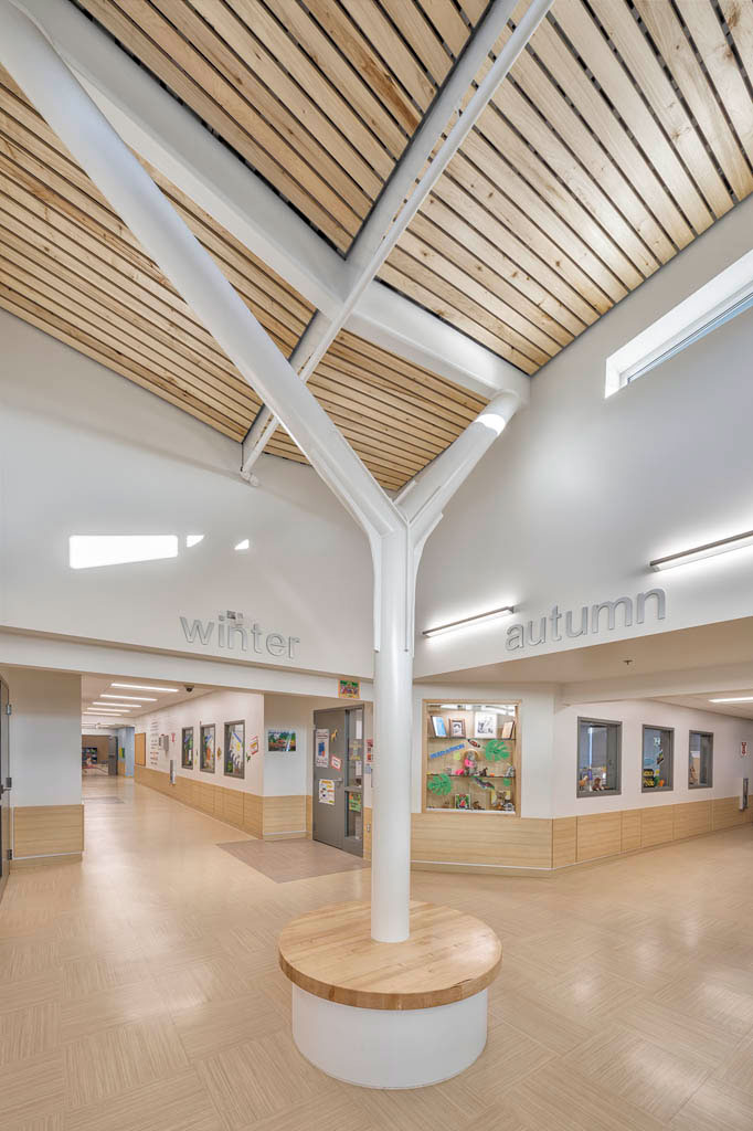 Hallway at Gladys Wood Elementary School