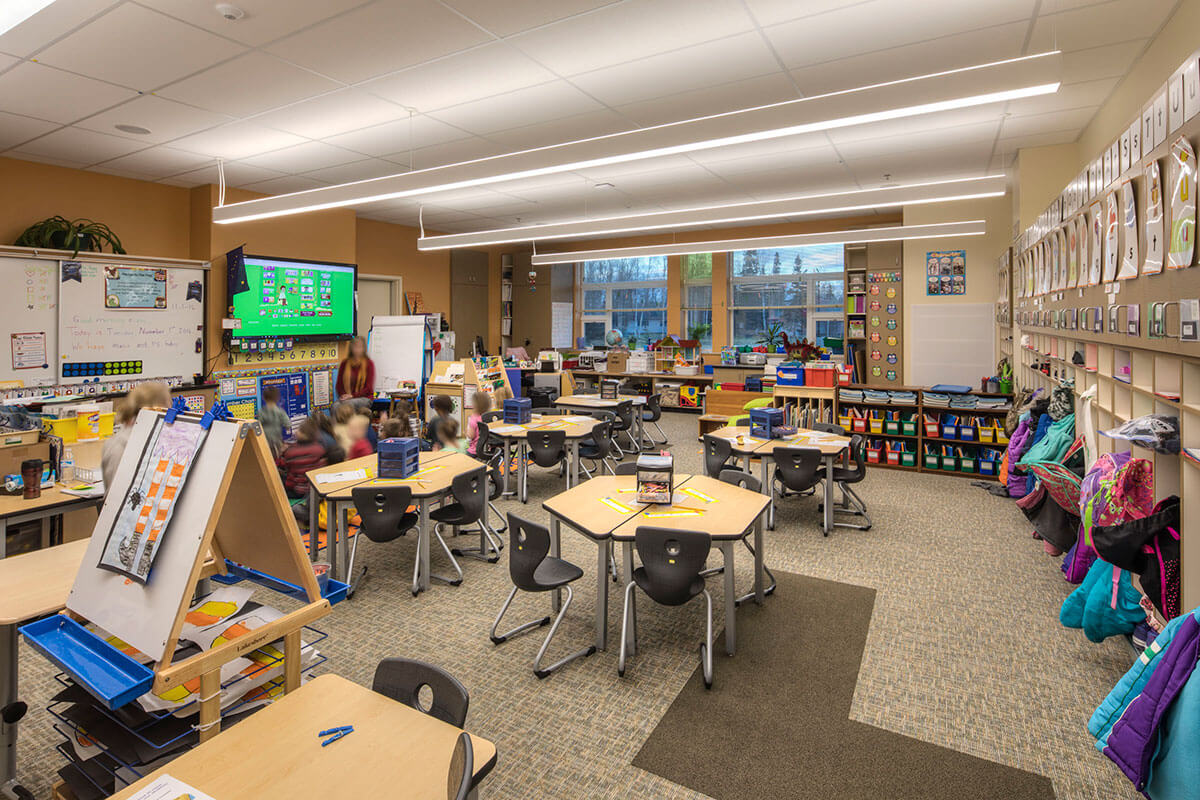 Classroom at Iditarod Elementary School