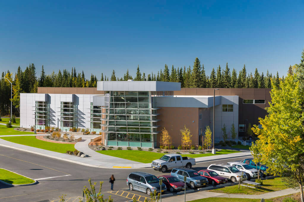 Exterior view of the UAA Kenai Career Technical Center