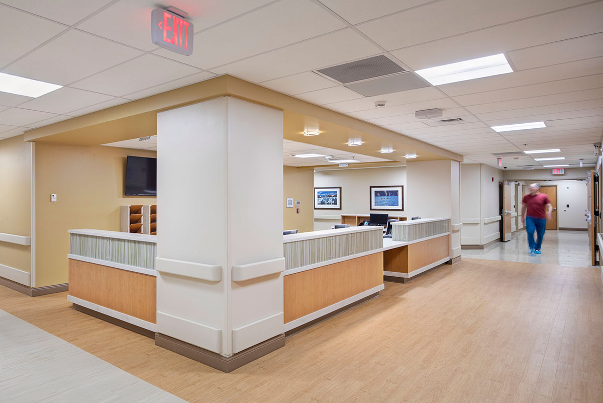 Medical Oncology Unit Renovation entrance