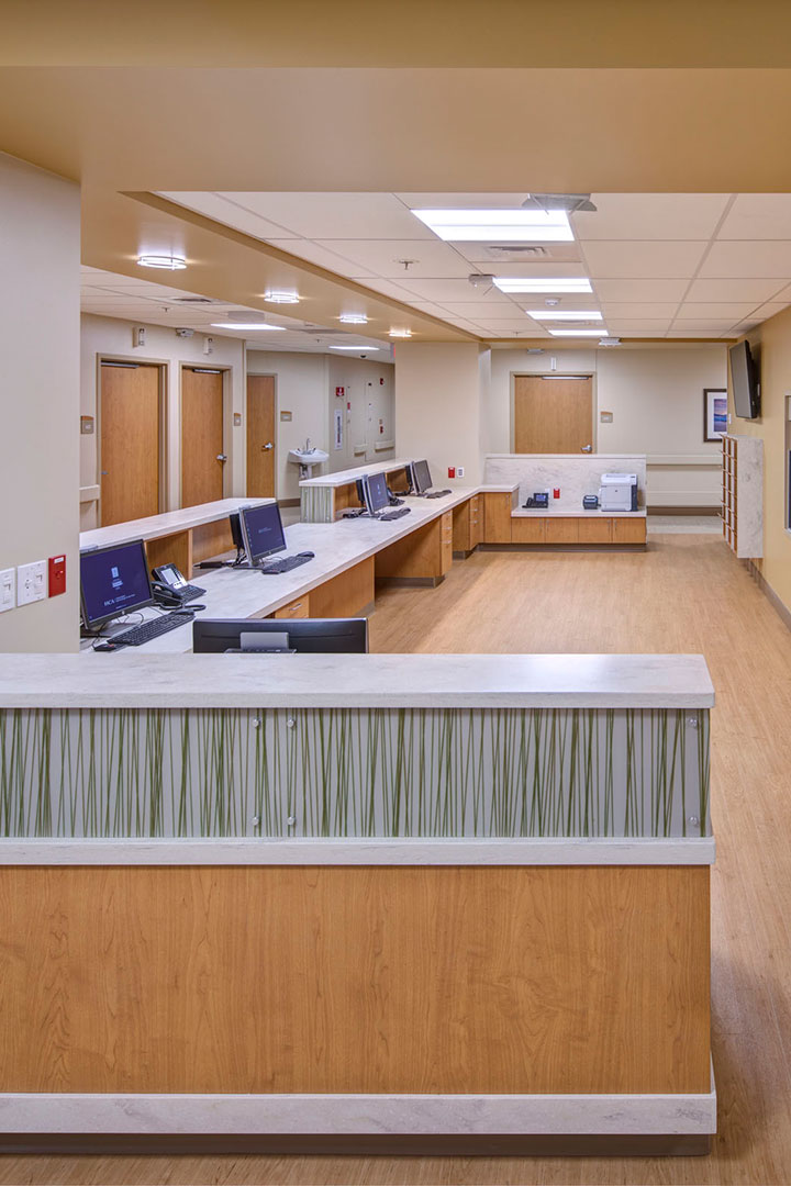 Medical Oncology Unit Renovation Nurse Station