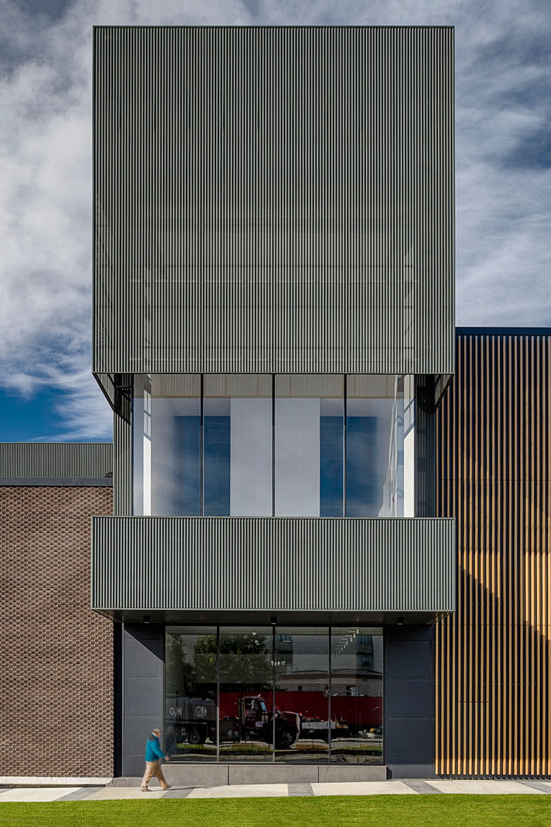 Anchorage Museum Expansion exterior entrance