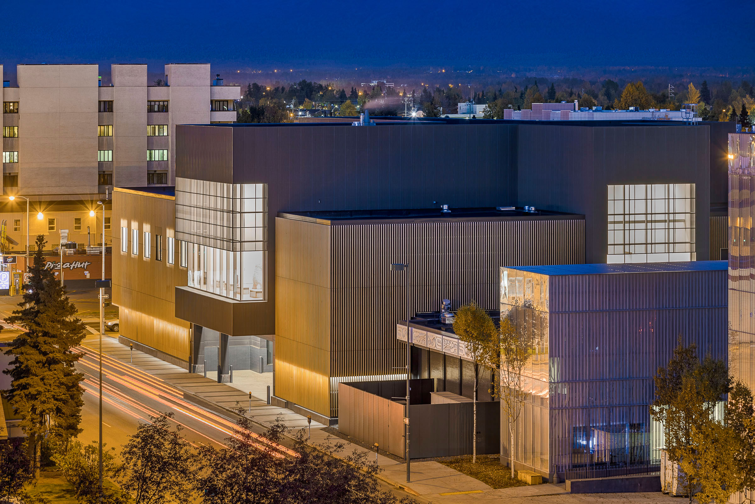 Anchorage Museum Expansion exterior entrance