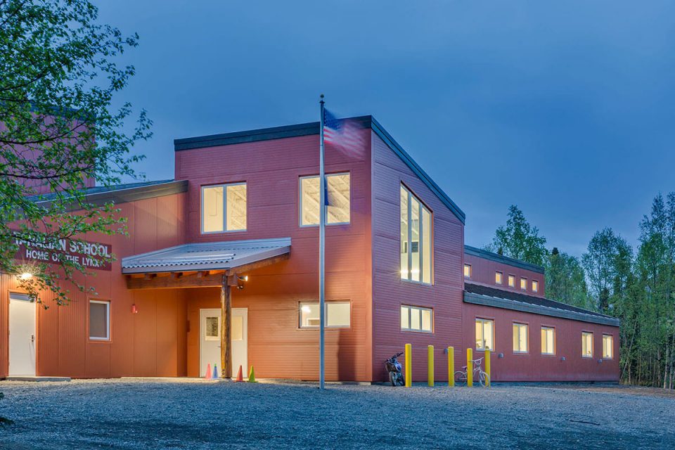 Exterior view of the Tanalian K-12 School