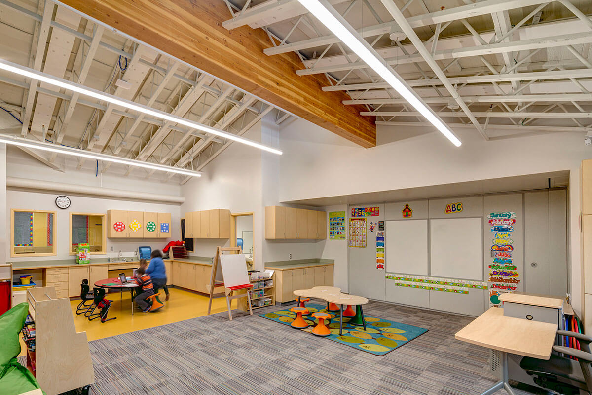 Classroom inside the Tanalian K-12 School