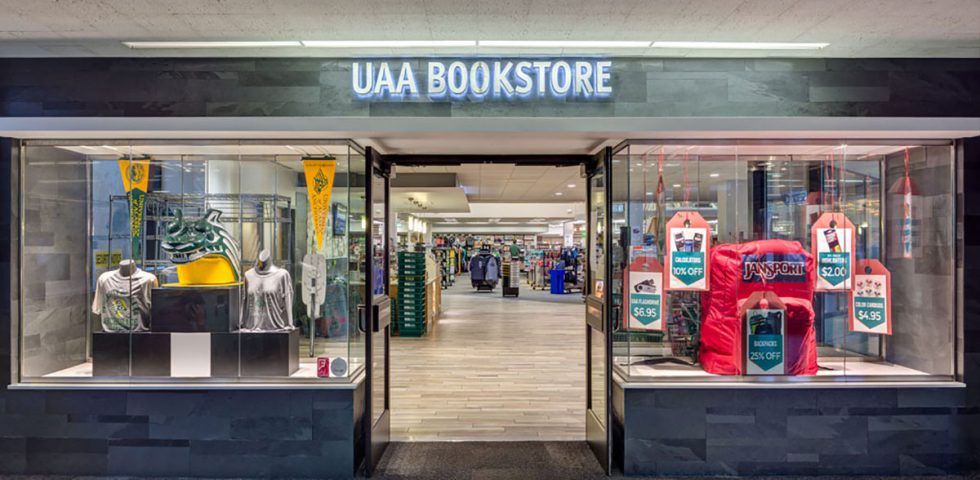 UAA Campus Bookstore entrance
