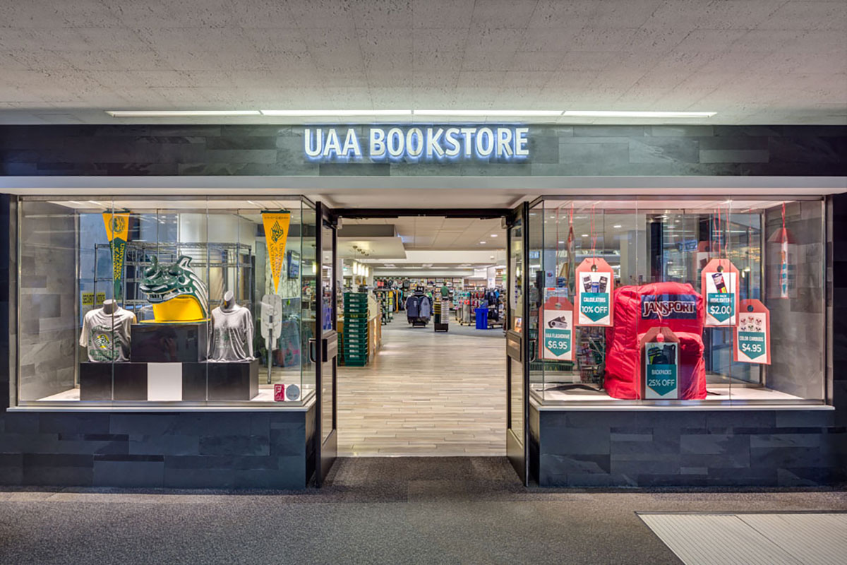 UAA Campus Bookstore entrance